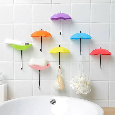 Set of 3 Creative Umbrella Self Wall Hook - image 5