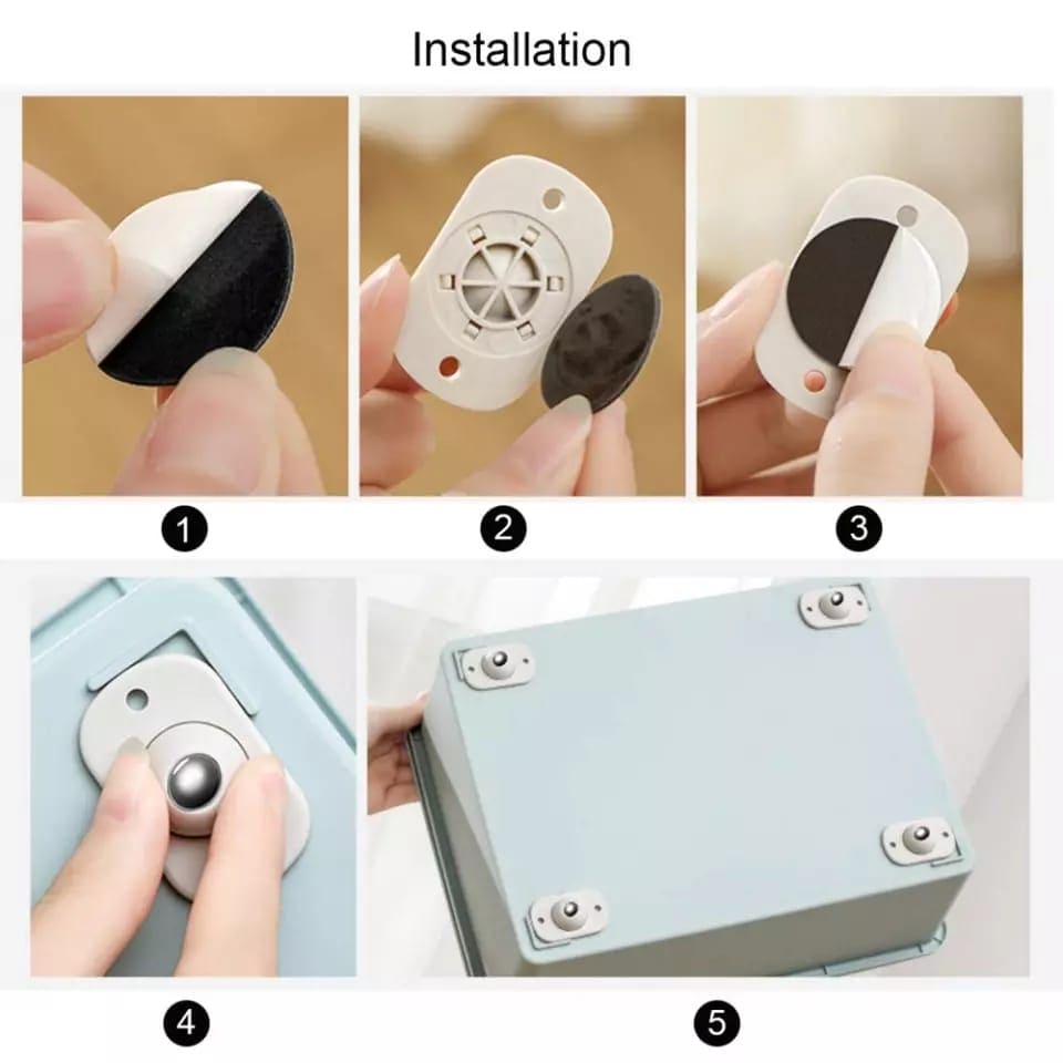 Set Of 4 Furniture Wheels - image 5