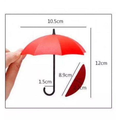 Set of 3 Creative Umbrella Self Wall Hook - image 10