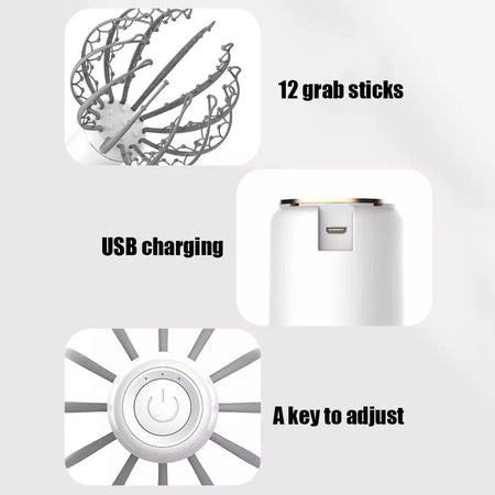 Portable Electric 12 Claw Head Massager - image 6