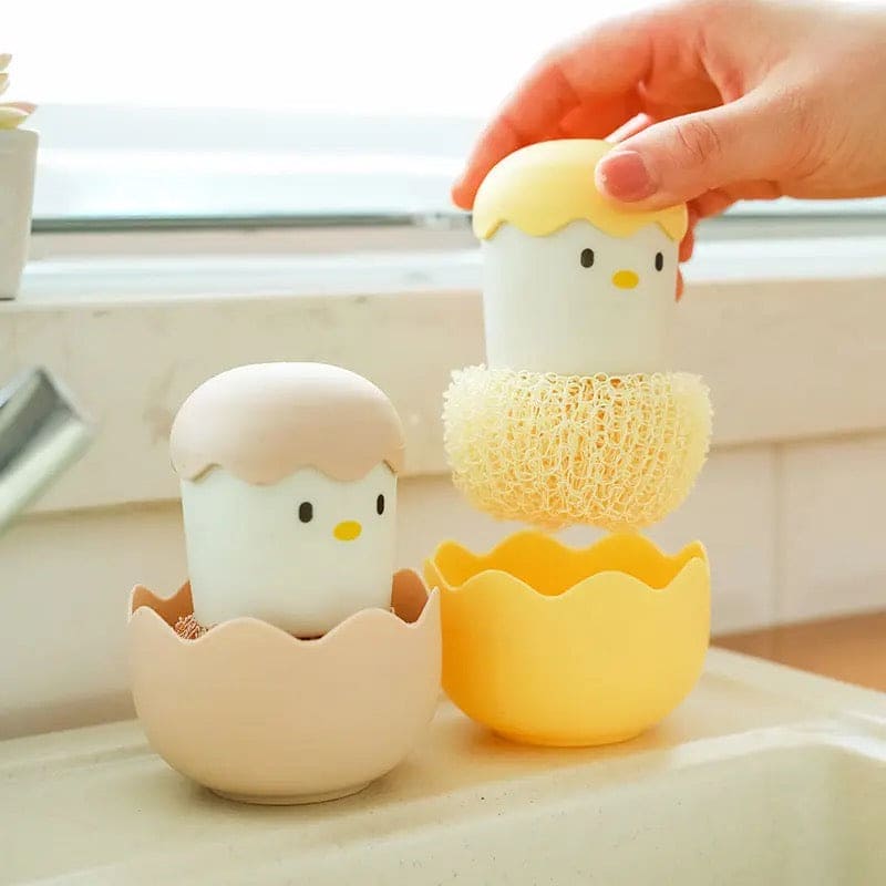 Cute Egg Kitchen Cleaning Brush - image 6