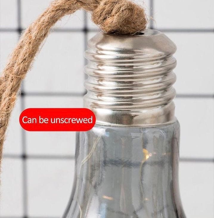 Creative Hemp Rope Led Bulb - image 6