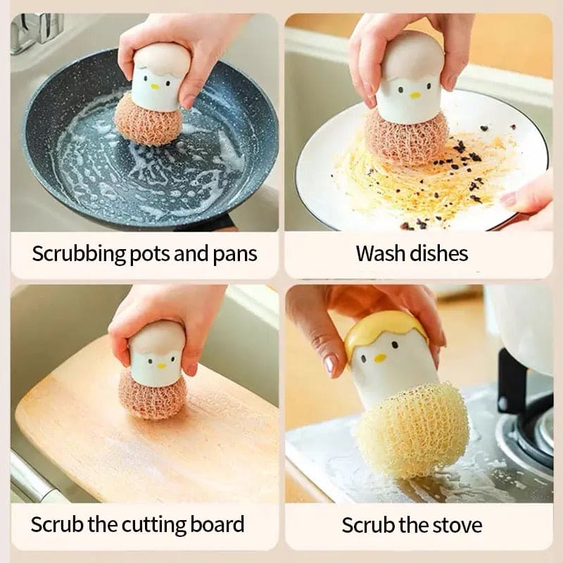 Cute Egg Kitchen Cleaning Brush - image 8