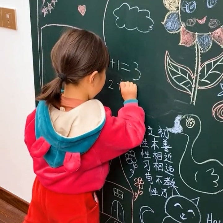 Green Chalk Board Wall Sticker For Kids - image 1