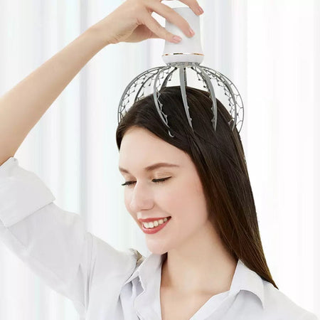 Portable Electric 12 Claw Head Massager - image 1