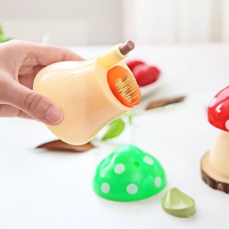 Creative Press Type Mushroom Toothpick Box - image 4