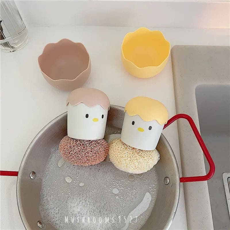 Cute Egg Kitchen Cleaning Brush - image 9