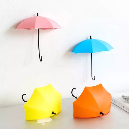 Set of 3 Creative Umbrella Self Wall Hook - image 8