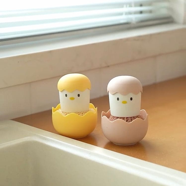 Cute Egg Kitchen Cleaning Brush - image 13