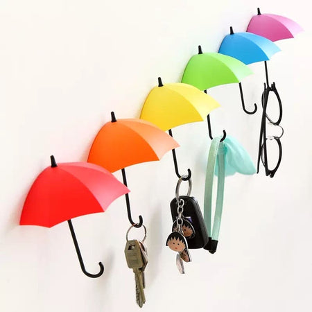 Set of 3 Creative Umbrella Self Wall Hook - image 4