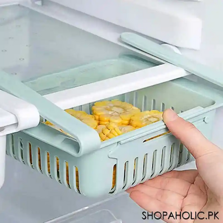 imperial adjustable fridge storage tray basket main image