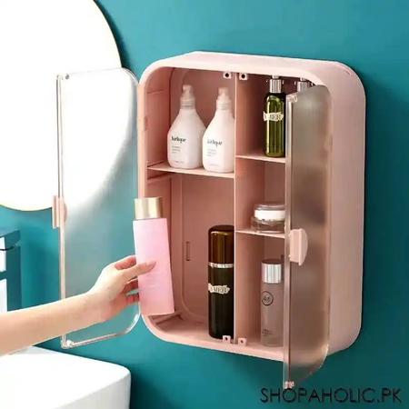 imperial wall mounted bathroom cosmetic storage organizer image3