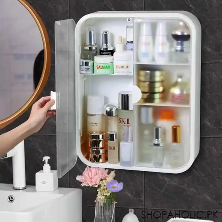 imperial wall mounted bathroom cosmetic storage organizer image4