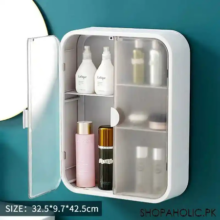 imperial wall mounted bathroom cosmetic storage organizer main image