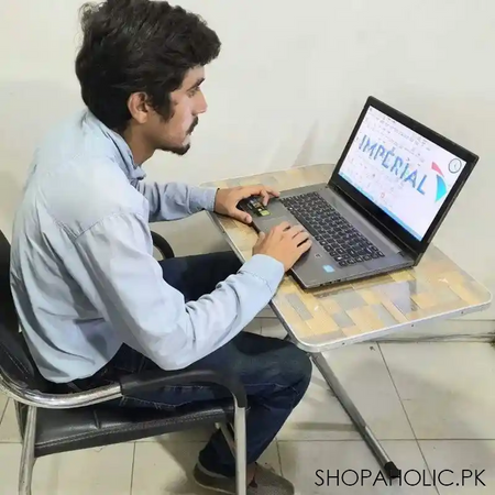 imperial wood adjustable laptop table main image