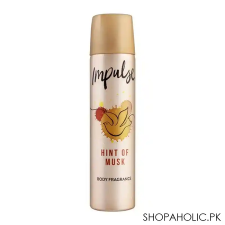 impulse hint of musk fragranced body spray for women, 75ml main image