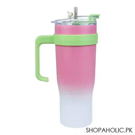 Inaaya Traders 650ml Stainless Steel Vacuum Insulated Coffee Mug, Green, 101714 - Main Image