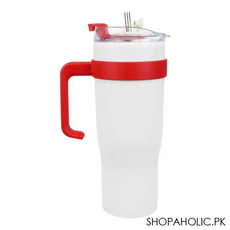 Inaaya Traders 650ml Stainless Steel Vacuum Insulated Coffee Mug, Red, 101714 - Image 2