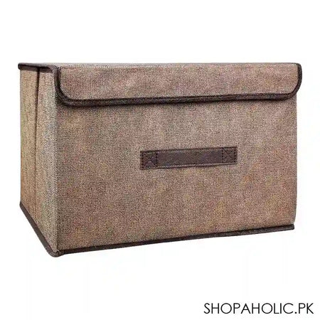 Inaaya Traders Multifunctional Cloth Storage Organizer, Large, Brown, 101706 - Main Image
