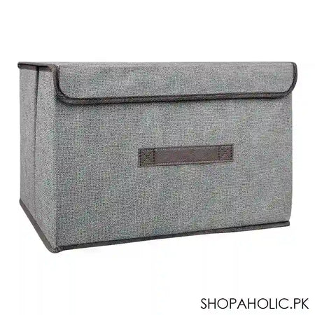 Inaaya Traders Multifunctional Cloth Storage Organizer, Large, Grey, 101706 - Main Image