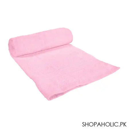Indus Towel 100% Cotton Ring Bath Towel, 70x140, Pink - Main Image