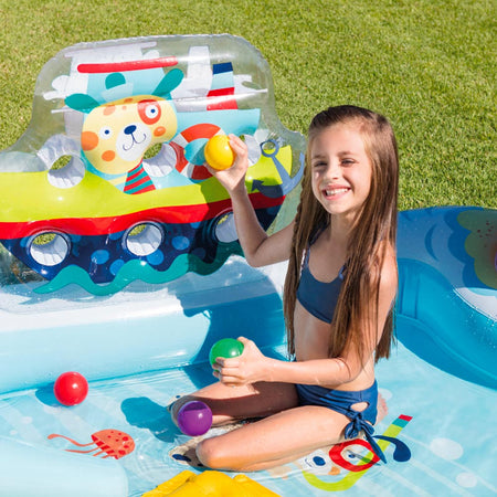 Intex Fishing Fun Play Center Pool ( 7ft 2in X 6ft 2in X 3ft 3in ) - 57162