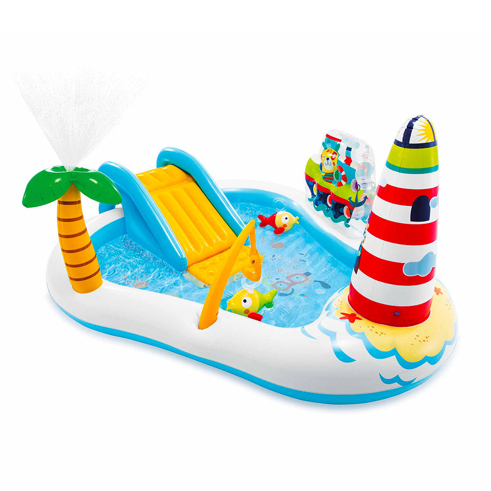 Intex Fishing Fun Play Center Pool ( 7ft 2in X 6ft 2in X 3ft 3in ) - 57162
