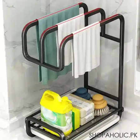 iron dishcloth storage rack image3