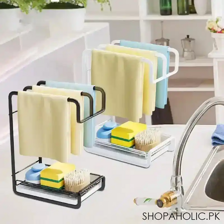 iron dishcloth storage rack image4