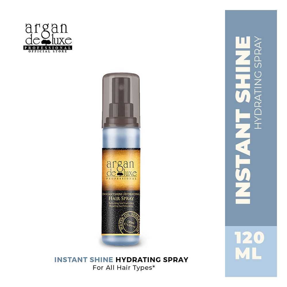 Argan De Luxe Instantshine Hydrating Hair Spray, 120ml - Main Image
