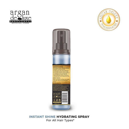 Argan De Luxe Instantshine Hydrating Hair Spray, 120ml - Image 5