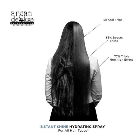 Argan De Luxe Instantshine Hydrating Hair Spray, 120ml - Image 7