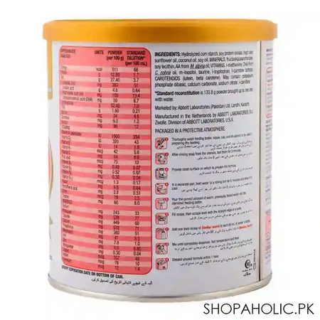 isomil milk powder soy infant 400gm image2