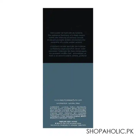 issey miyake fusion d'issey eau de toilette, fragrance for men, 100ml image3