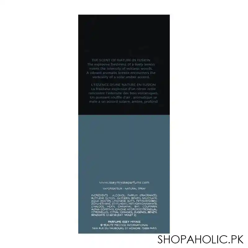 issey miyake fusion d'issey eau de toilette, fragrance for men, 100ml image3