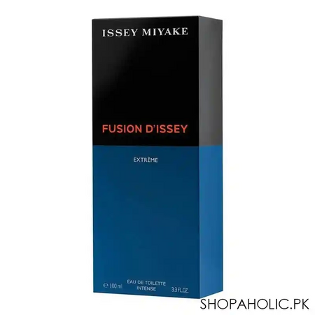 issey miyake fusion d'issey extreme intense eau de toilette, for men, 100ml image2