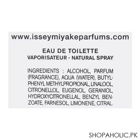 issey miyake l'eau d'issey eau de toilette, 100ml image3
