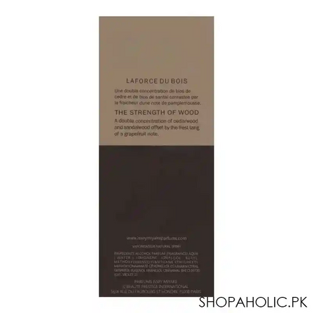 issey miyake l'eau d'issey pour homme wood & wood eau de parfum, fragrance for men, 100ml image3