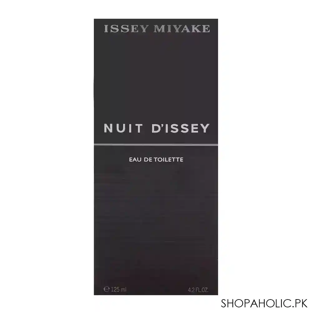 issey miyake nuit d'issey pour homme eau de toilette 125ml image2