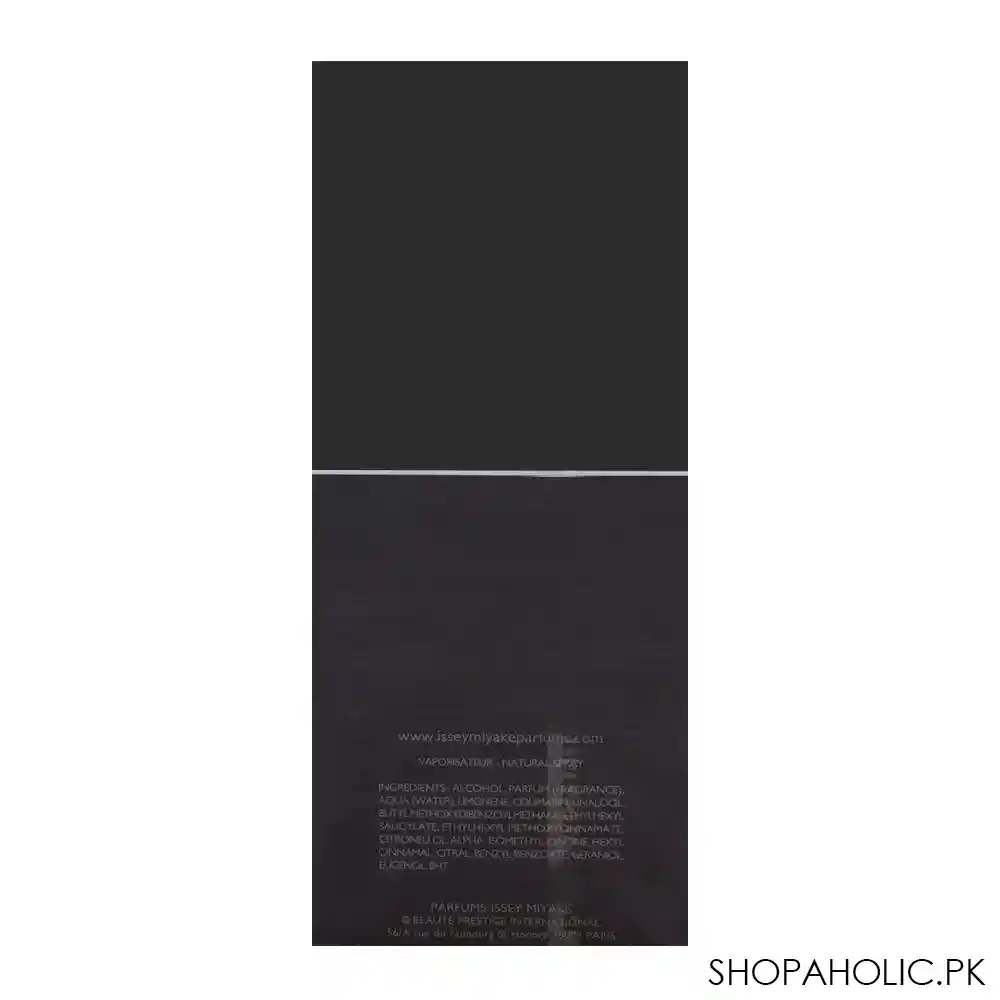 issey miyake nuit d'issey pour homme eau de toilette 125ml image3