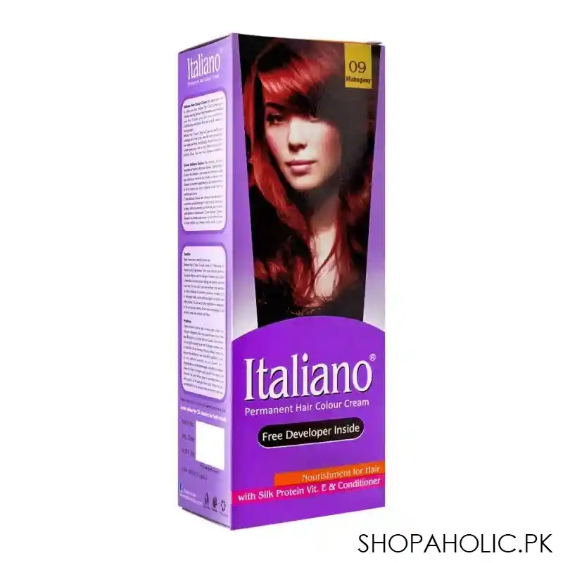 italiano permanent hair colour cream, 09 mahogany main image