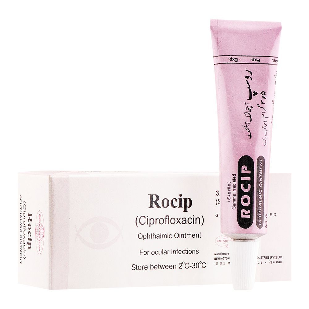 Remington Pharmaceuticals Rocip Eye Ointment, 3.5g - Main Image