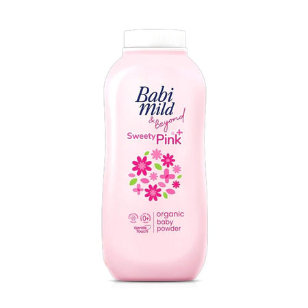 Babi Mild Sweety Pink Organic Baby Powder, Gentle For Newborn/0+ Years, Hypoallergenic Tested, 350g - Main Image