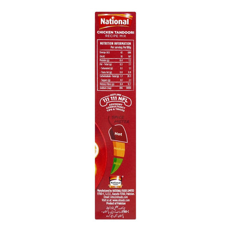 National Chicken Tandoori Masala Mix 50gm - Image 4