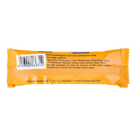 Reload Granola Bar, Peanut Butter & Nuts, High Fiber High Protein, 38g - Image 2