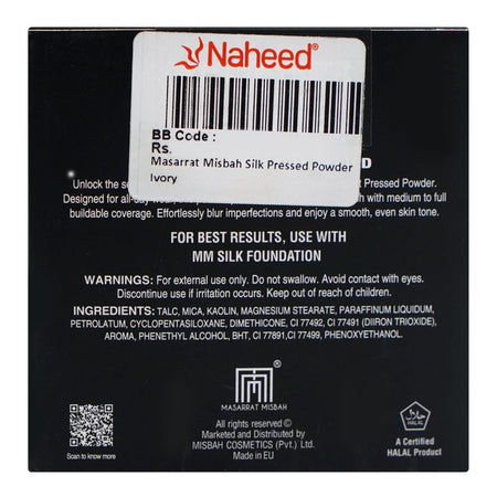 Masarrat Misbah Silk Pressed Powder, Ivory - Image 3