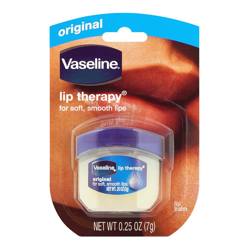 Vaseline Lip Therapy Lip Balm, Original, 7g - Main Image