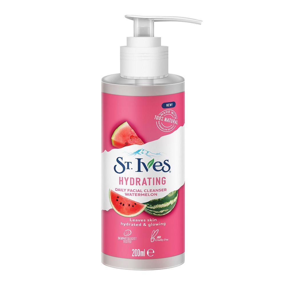St. Ives  Hydrating Watermelon, Daily Facial Cleanser, 200ml - Main Image