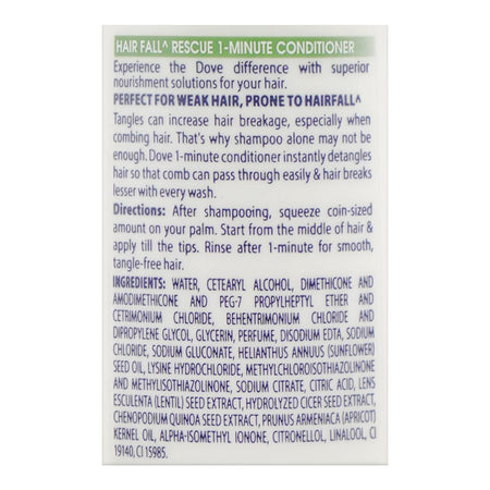 Dove Damage Therapy Hair Fall Rescue Bio-Protein Care Conditioner, 180ml - Image 3