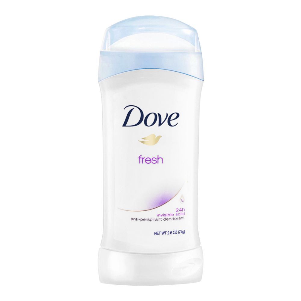 Dove Fresh 24H Invisible Solid Anti-Perspirant Deodorant Stick, For Women, 74g - Main Image